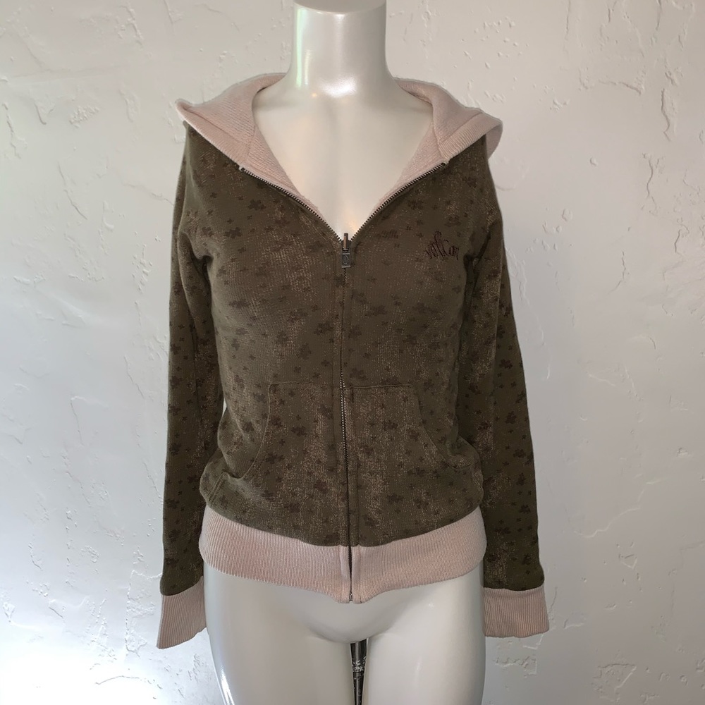 Volcom reversible wool blend hoodie